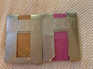Faux Fishnet 2 pair Victoria's Secret